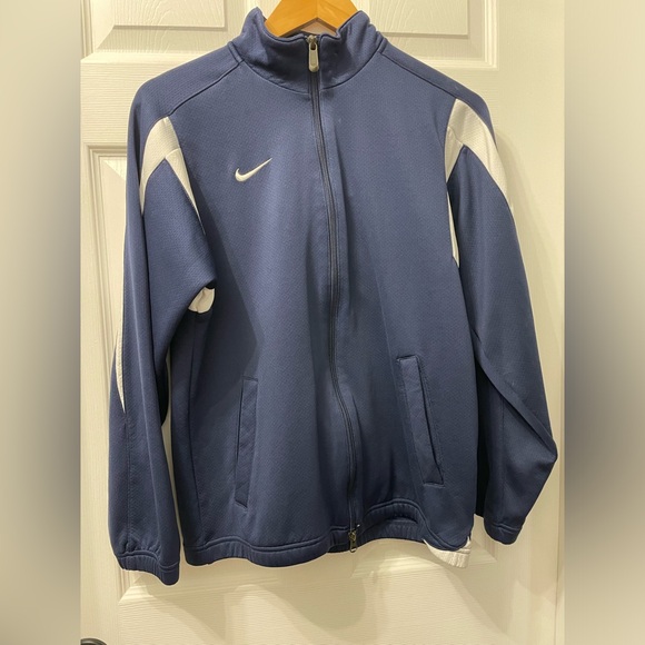 Nike Other - Y2K Nike Dri-Fit Long Sleeve Men’s Activewear Jacket Navy Blue Small
